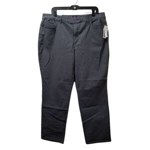 Gloria Vanderbilt Jeans Women’s Size 18 Short Gray Amanda 2.0 Slim Leg Stretch